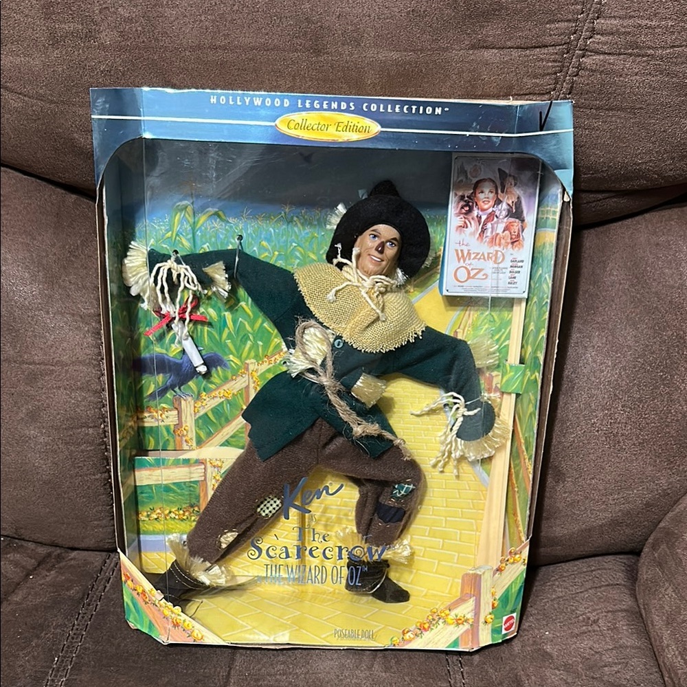 Barbie Ken The Scarecrow Doll - Green and Brown